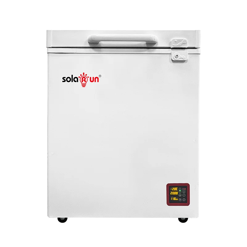 Solar Panel Dc 12v 108L 208L 308L Deep Freezer Solar Directly Powered Freezer with Panel Battery