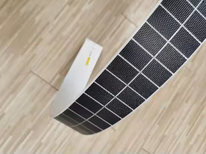 Ultra Slim Flexible Solar Panel 20W 18V Monocrystalline High Efficiency for Window Outdoor Lighting AHONY