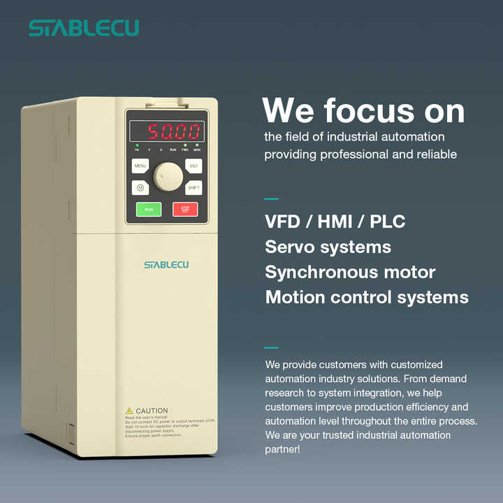 VFD AC Drive 380V 5.5kW Variable Frequency Converter for Industrial Motor Speed Control STABLECU