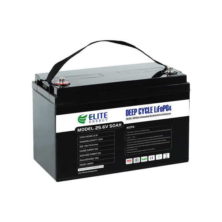 Rechargeable LiFePO4 Battery 24V 60Ah for Golf Carts Motorized Vehicles Elite