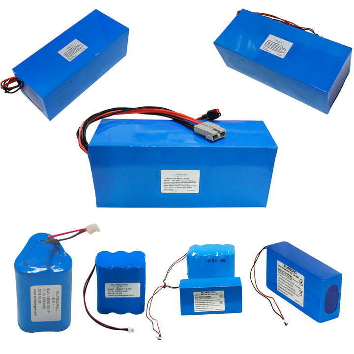 Lithium Ion Battery Pack 25.6V 18Ah 460.8Wh Custom Voltage NCM/LiFePO4 for E-Bikes E-Scooters SUNBOND