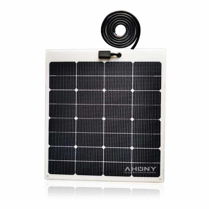 30W PERC Solar Panel High Efficiency Waterproof Semi-Rigid PV Module for Home Outdoor Vehicle IBC CE ROHS Ahony Power