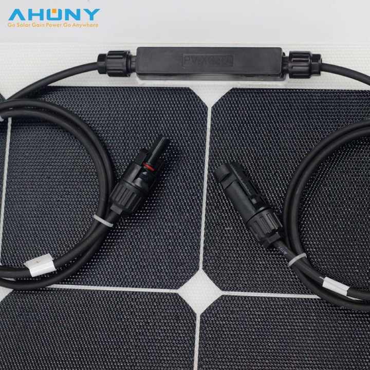 Sunpower ETFE 35W/40W Monocrystalline Semi Flexible Solar Panel IBC Type for Mobile Power in RV, Boat, and Travel Ahonypower