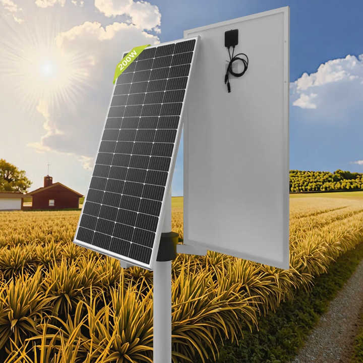 Monocrystalline Solar Panel 150-220W High Efficiency N-Type PERC BIPV Roof and Home Power System AHONY/OEM