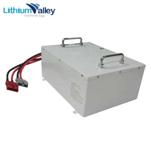 48V 20AH Lithium Ion Battery Long Cycle Life for Forklift AGV 2000 Cycles LithiumValley