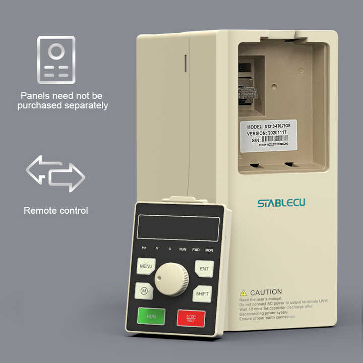 Frequency Inverter 220V 1.5kW to 11kW Single Phase to 3 Phase 380V Variable Frequency Drive for Industrial Motor, Fan, and Pump Applications STABLECU