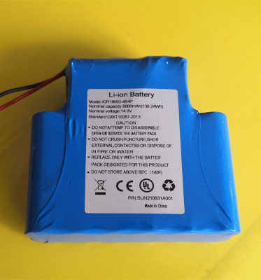 Lithium Ion Battery Pack 18650 21700 Cell 3.7V 7.4V 11.1V 14.8V 2500mAh 3000mAh 5000mAh High-Capacity Energy Storage for Home Power Systems PVC Battery