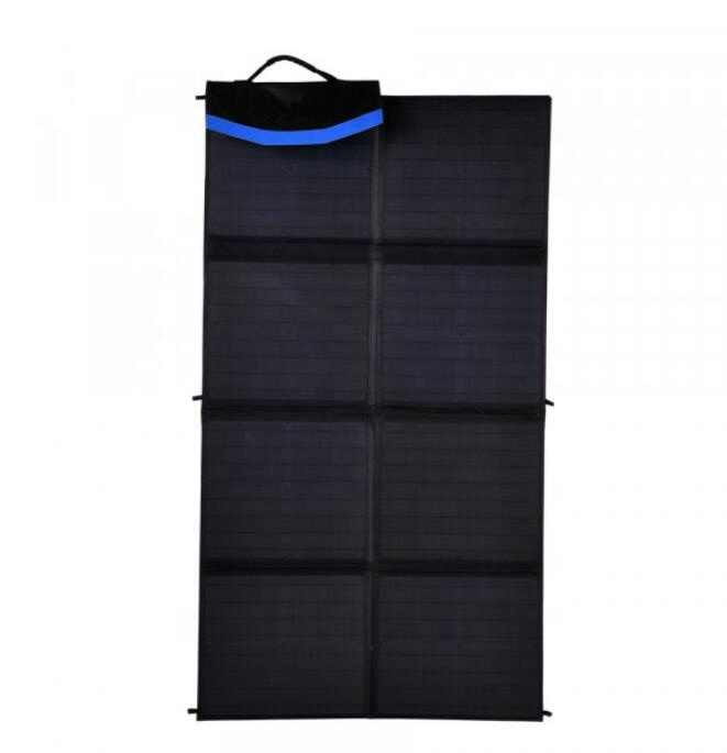 18V 100W Dual High Efficiency Foldable Solar Panel Charger Waterproof for Outdoor Camping IBC Backup Battery