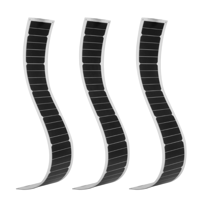 Ultra Slim Flexible Solar Panel 20W 18V Monocrystalline High Efficiency for Window Outdoor Lighting AHONY