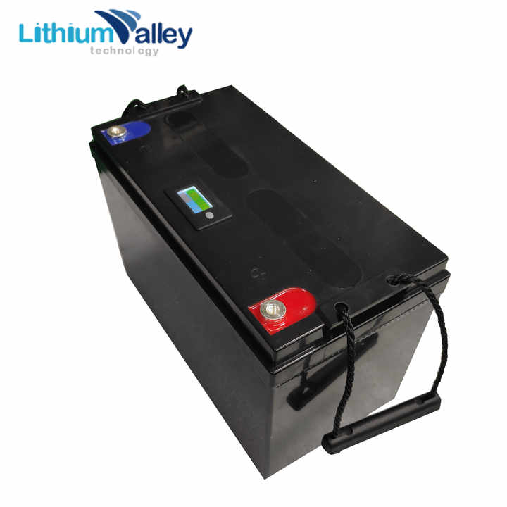 Lithium Ion Battery 12V 100Ah Deep Cycle for Golf Carts Long Life 2000 Cycles Gray