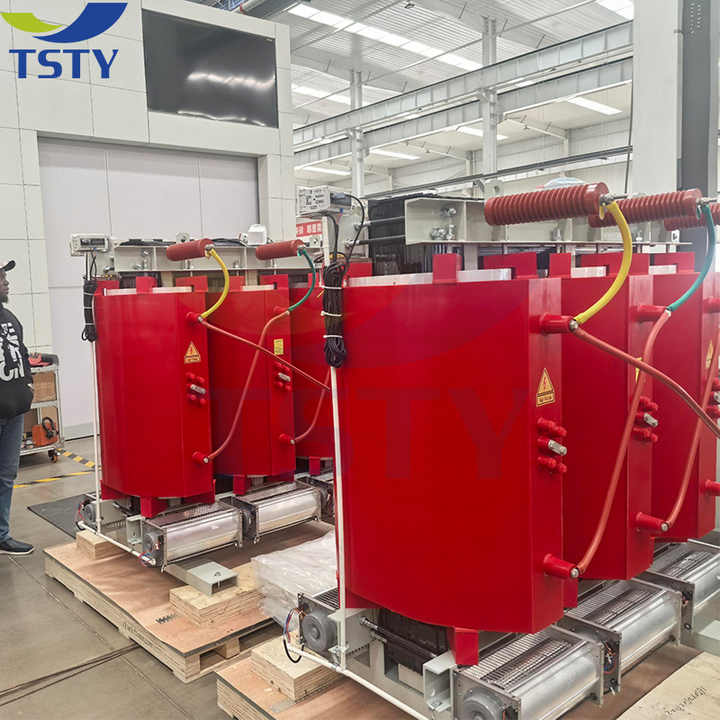 Dry Type Epoxy Resin Cast Power Transformer Copper Coil Transformer Three Phase 15kV/380V Fireproof Pollution-Free Industrial Application TSTY