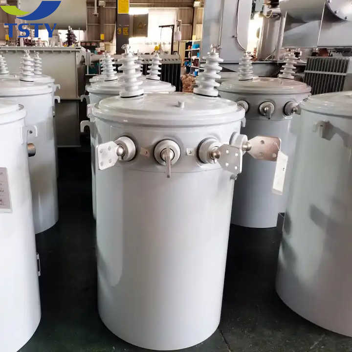 Single Phase Pole Mounted Transformer Oil-Filled Distribution Power System 50Hz/60Hz Toroidal Coil TSTY