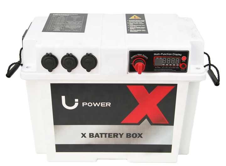 Lithium Lifepo4 Agm Battery 100 Ah Deep Cycle Solar Battery Box for Camping and Outdoor Use LICITTI
