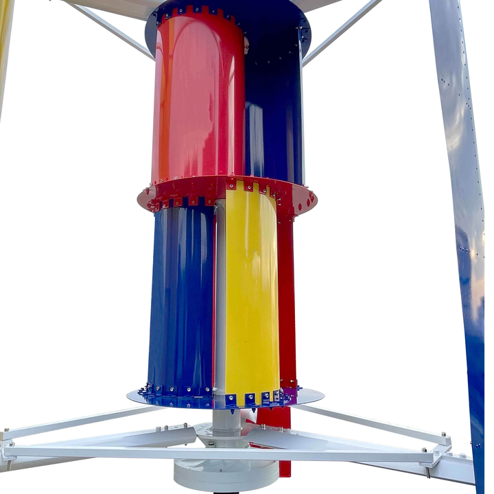 Vertical Axis Wind Turbine 1kw to 10kw Output Voltage 24V to 380V for Renewable Energy Generation elege
