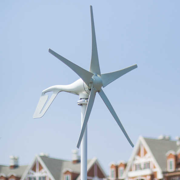 Wind Turbine Generator 12V/24V/48V 400W Off-Grid Power System for Home Energy Solutions elege