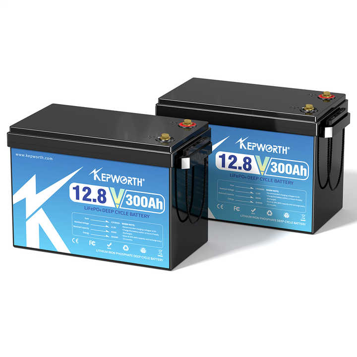 Kepworth 12V 300AH LiFePO4 Deep Cycle Battery 3840Wh Solar Energy Storage System for Electric Vehicles