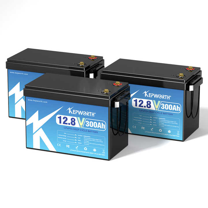 Kepworth 12V 300AH LiFePO4 Deep Cycle Battery 3840Wh Solar Energy Storage System for Electric Vehicles
