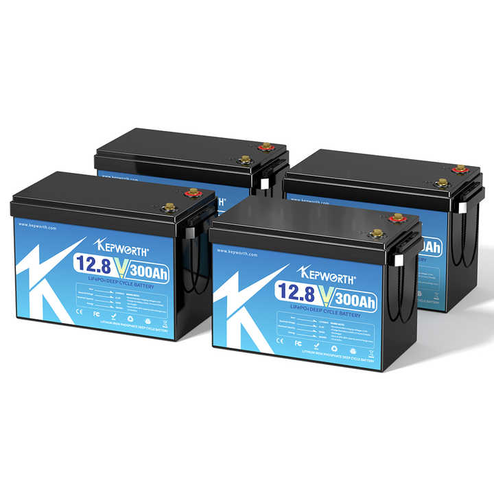 Kepworth 12V 300AH LiFePO4 Deep Cycle Battery 3840Wh Solar Energy Storage System for Electric Vehicles