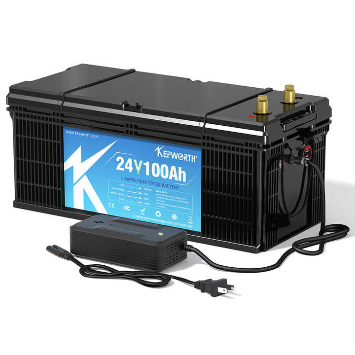 24V 100Ah LiFePO4 Battery Pack Deep Cycle Long Life Solar Energy Storage System for Electric Vehicles Kepworth