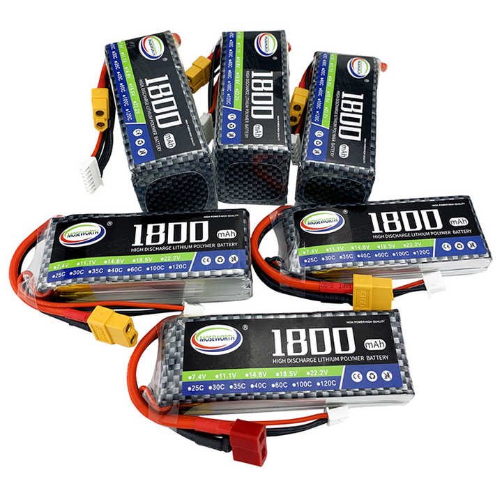 LiPo Battery 3S 11.1V 1800mAh 60C High Discharge for RC Helicopter Quadcopter Car Airplane Kepworth