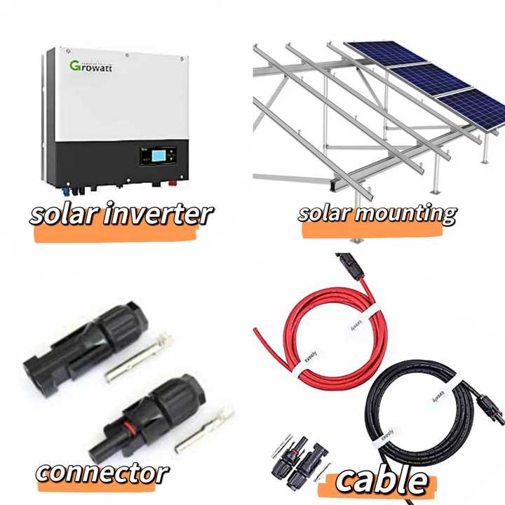 Hybrid Solar Power System 3KW 5KW 10KW 15KW 20KW Off-Grid Home Energy Solution with MPPT and Lithium Ion Batteries