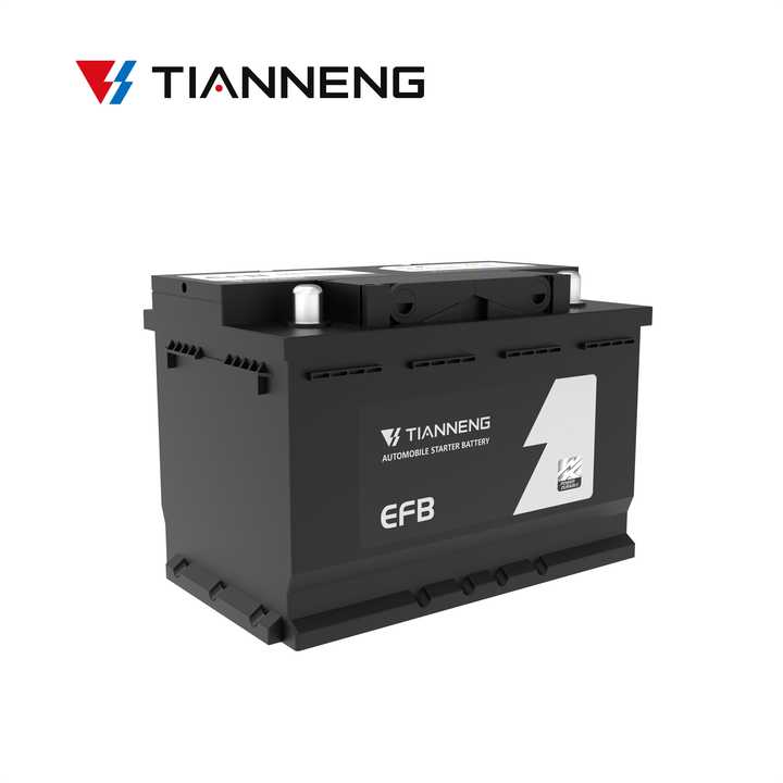 Tianneng H6 TAS Series Automotive EFB Start-Stop Car Lead Acid Battery for Electric Vehicles, High Security, AGM Technology, Customizable Weight, Zhejiang Origin