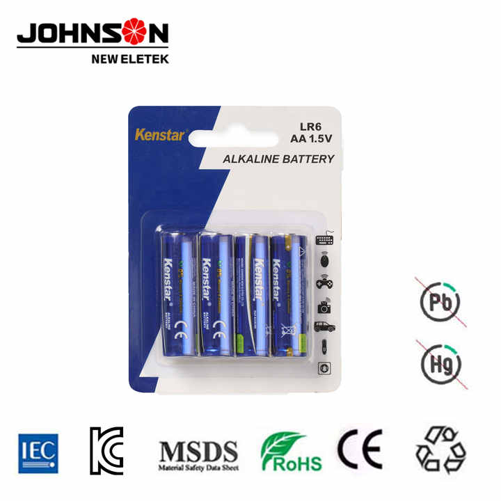 1.5V AA LR6 Alkaline Battery Long-Lasting Power Supply for Remote Control, Flashlight, and Home Appliances Kenstar