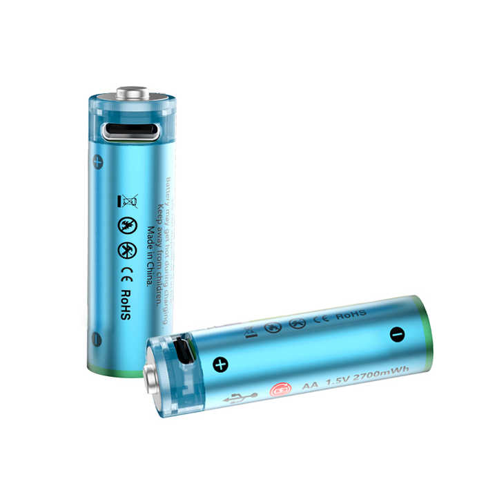 High Capacity 1.5V Lithium Ion Battery Pack with Low Internal Resistance USB Design Rechargeable 1000mAh for Toys Power Tools Home Appliances Consumer Electronics Jonhson