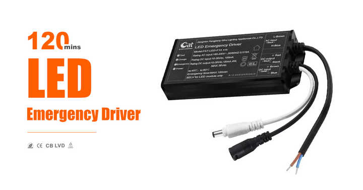 40W LED Panel Lamp Emergency Drive 2-hour Emergency Aluminum Shell Emergency Power Supply Output DC 10-38V Qihui