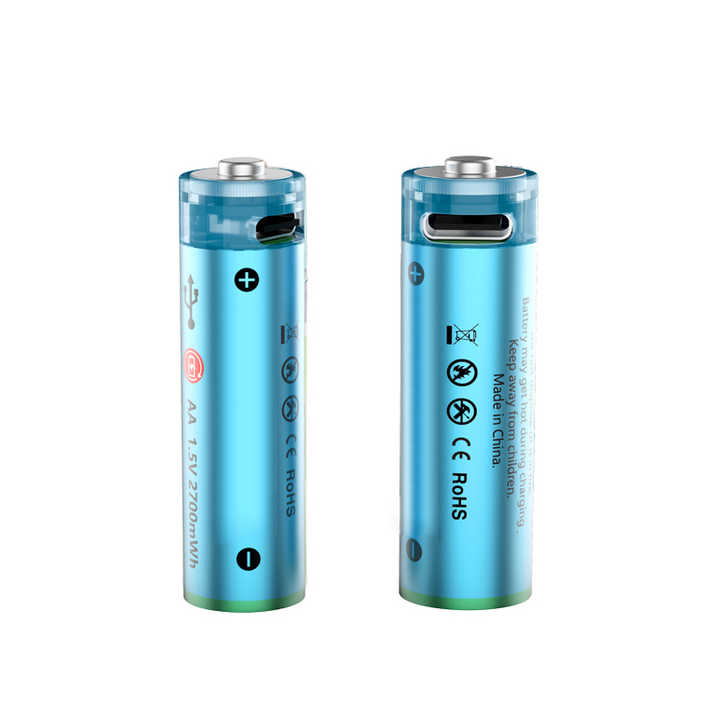 High Capacity 1.5V Lithium Ion Battery Pack with Low Internal Resistance USB Design Rechargeable 1000mAh for Toys Power Tools Home Appliances Consumer Electronics Jonhson