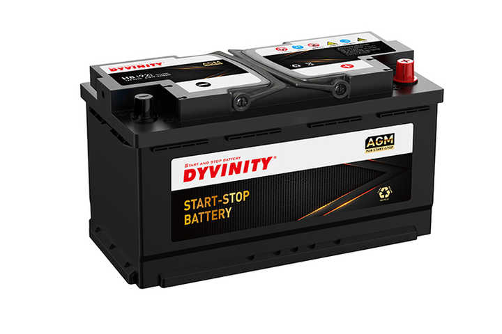 12V 92Ah AGM Auto Battery Start & Stop Car Battery for Japanese Cars MF Lead Acid 6-QTF-92 DYVINITY