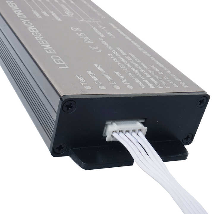 Aluminum Housing LED Emergency Driver with Rechargeable 3.7V Li-ion Battery 3-60W for LED Lighting CE ROHS FAT