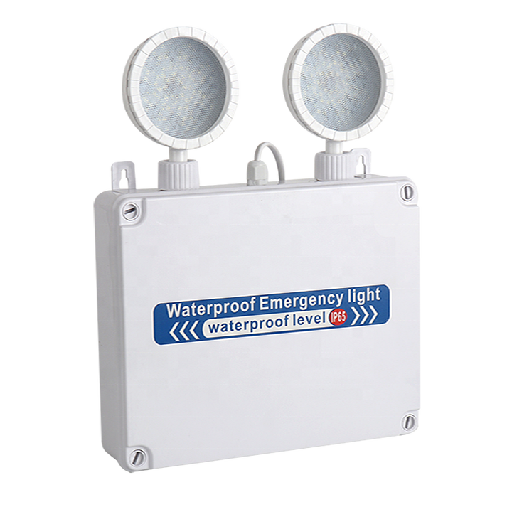 Emergency Light for Home LED High Brightness Plastic DC Mode Emergency Double Headlight for Indoor Outdoor Use FAT