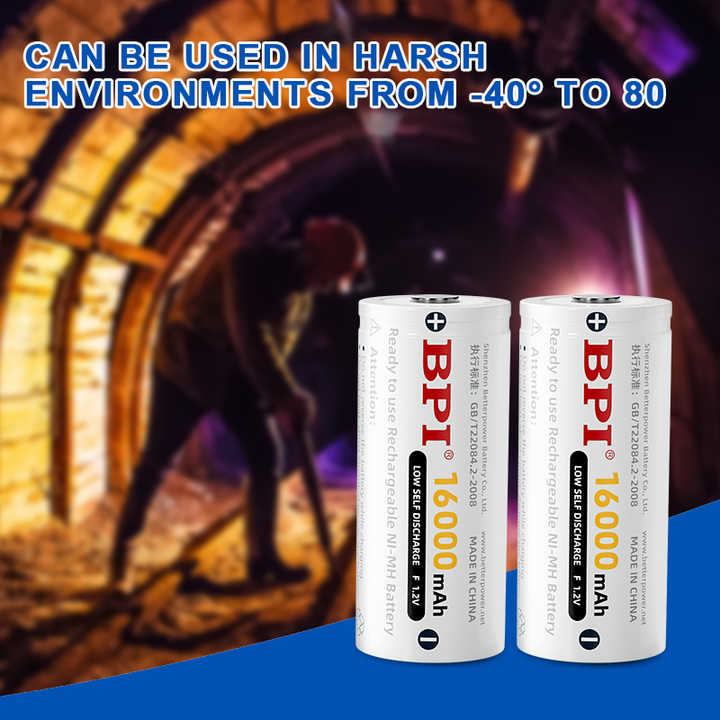 1.2V Ni-MH Battery Pack 16000mAh Stable Output Current for Solar Energy Storage and Electric Forklifts BPI