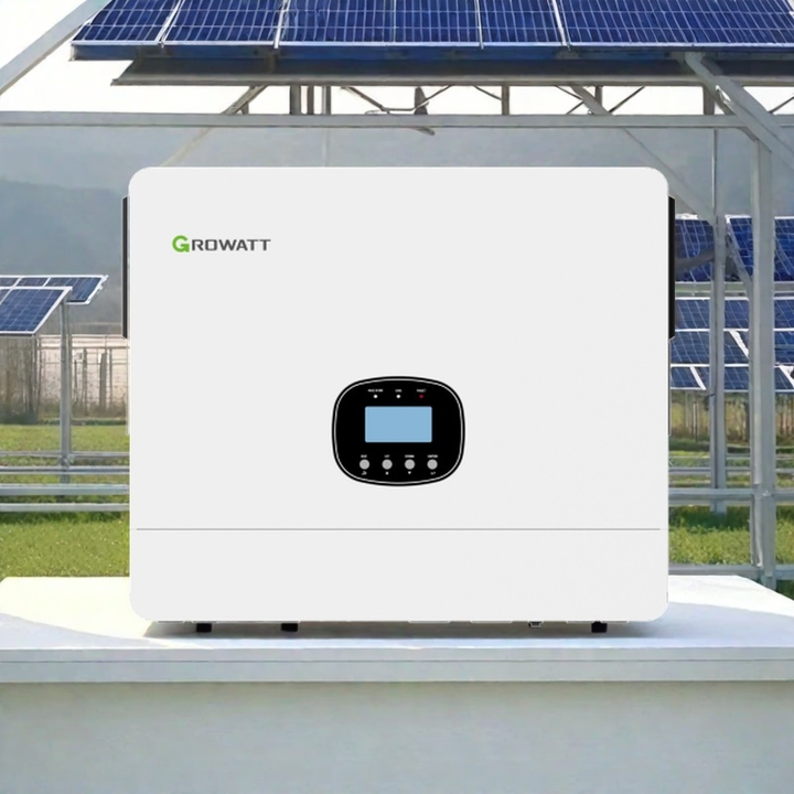 Growatt SPE 12000ES Off-Grid Hybrid Solar Inverter with Battery Storage for Residential Home Appliances