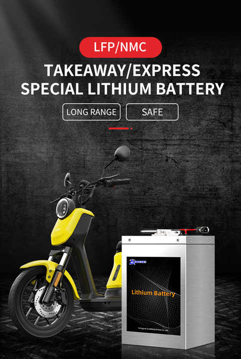 Lithium Ion Battery Pack 36V 48V 60V 72V 20Ah 30Ah 40Ah 100Ah Electric Motorcycle EV Scooter Battery 72V 60V 40V Lithium Battery LiFePO4 High-Cycle Life for Electric Vehicles ADF