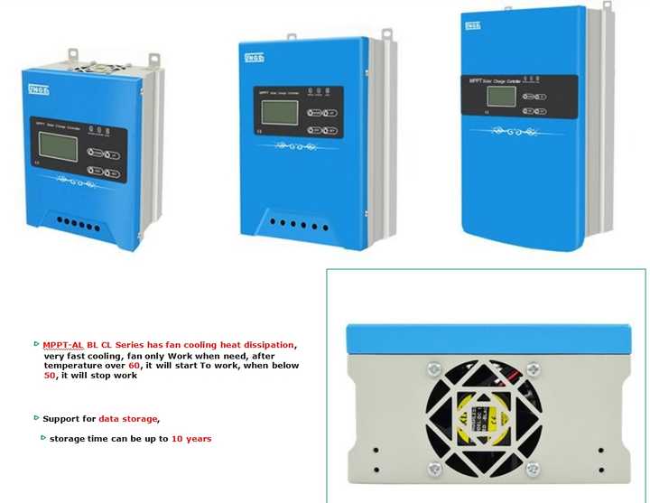 MPPT Solar Controller 60A 12/24/48V Auto Voltage Tracking Charger for Solar Energy Systems JNGE