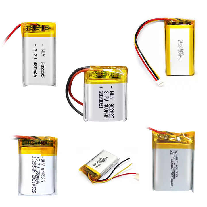 3.7V 200mAh Mini Li-Po Battery 051535 for Rechargeable Speakers and Consumer Electronics
