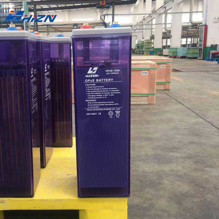 Flooded Battery 2V 1200Ah Deep Cycle Solar Energy Storage System for UPS and Telecom Applications hizn