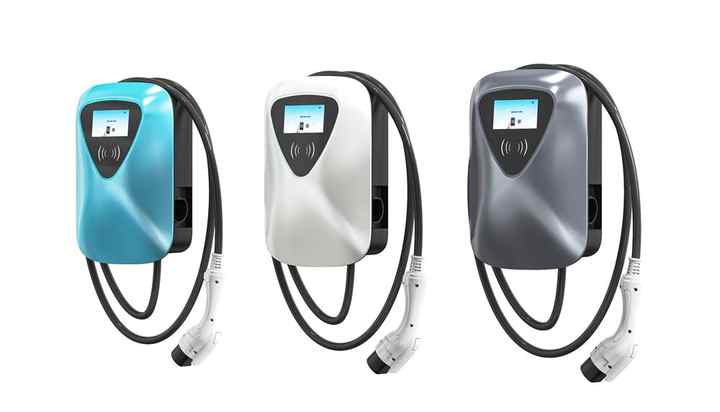 Hongjiali Wall Mounted OCPP Type 2 AC EV Charger Station 22kW 32A 400V Three-Phase Commercial Use