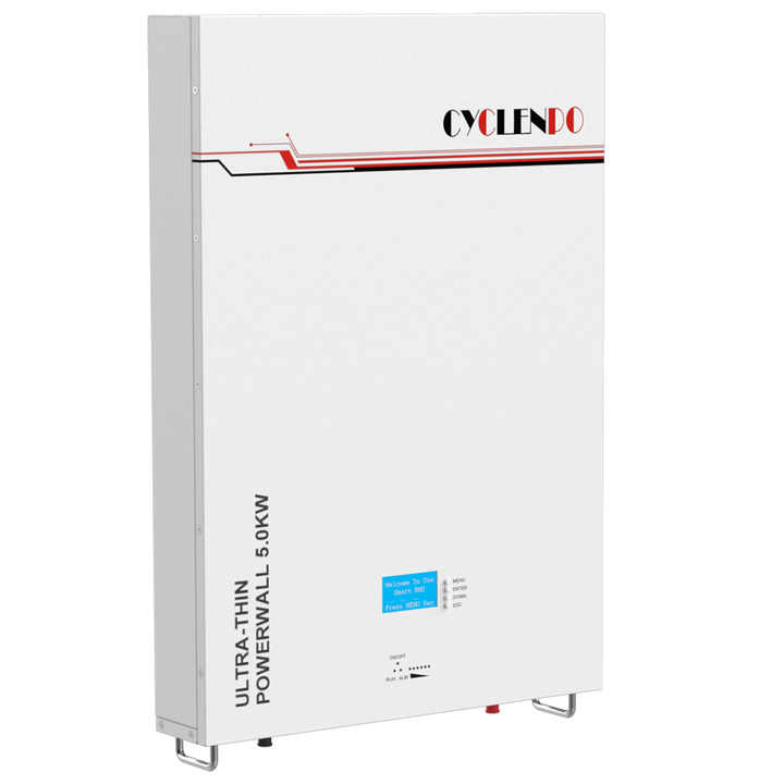 Factory Ultra-thin 48V 100Ah LiFePO4 Battery for Solar Home Energy Storage Systems Cyclenpo