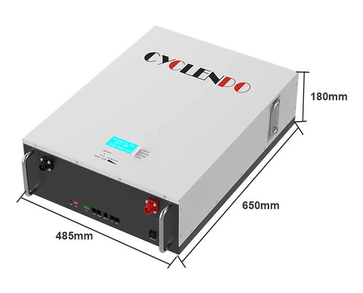 Cyclenpo 51.2V 200Ah LiFePO4 Battery Wall-mounted Home Energy Storage System for Off-grid and Hybrid Grid Applications