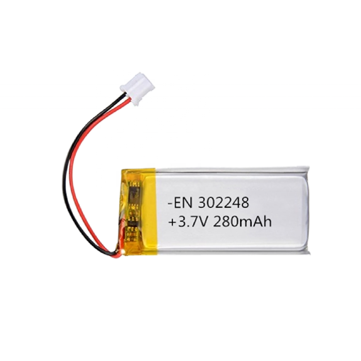 Encore Factory Lithium Polymer Battery 302248 280mAh 3.7V Rechargeable Deep Cycle Battery for Toys and Consumer Electronics