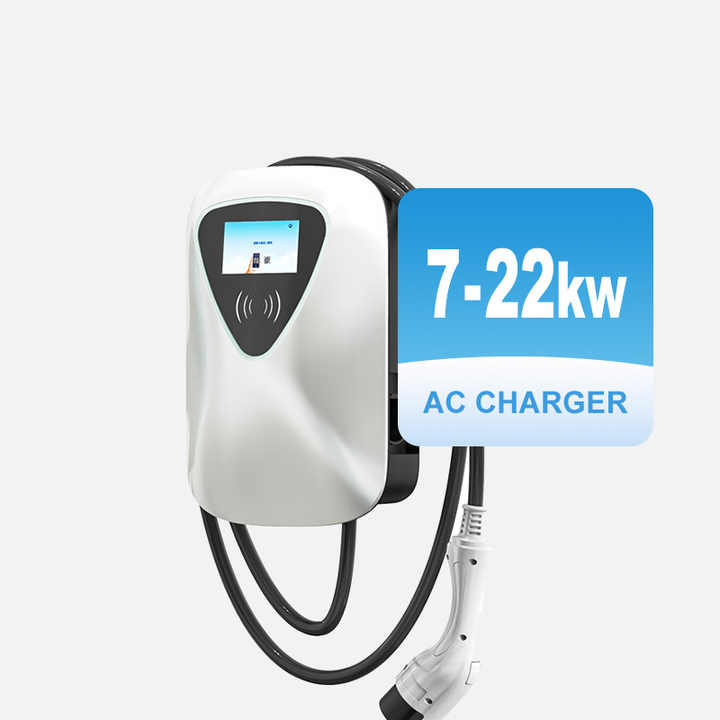 Hongjiali Wall Mounted OCPP Type 2 AC EV Charger Station 22kW 32A 400V Three-Phase Commercial Use