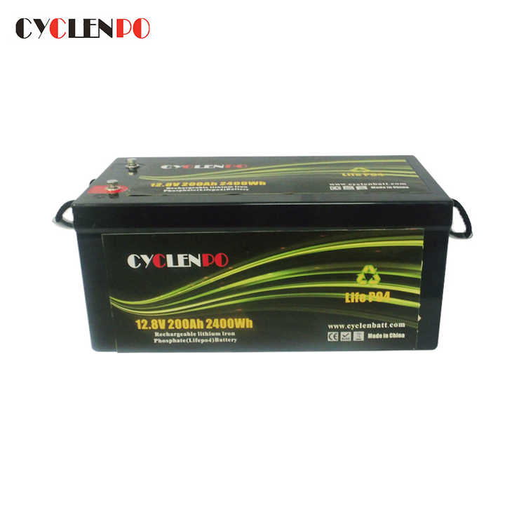 Deep Cycle LiFePO4 12V 200Ah Battery for RVs, Boats, Solar Systems and Electric Vehicles