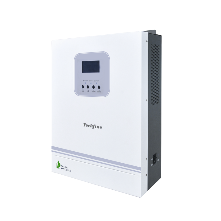 High Frequency Solar Inverter 24V 3KVA Pure Sine Wave Off-Grid Solar Power System Inverter Techfine