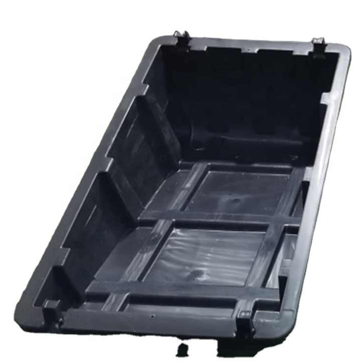 Plastic Ground Bracket Polypropylene Ballast for Roof Mount Solar Panels Wind Load 60m/s Snow Load 1.4KN/㎡ 1150*525*458mm EmperySolar