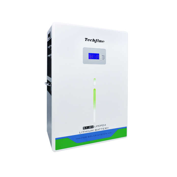 Solar Inverter UPS Battery 12V 200Ah 48V Lithium Ion Home Energy Storage System Techfine