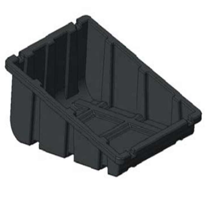 Plastic Ground Bracket Polypropylene Ballast for Roof Mount Solar Panels Wind Load 60m/s Snow Load 1.4KN/㎡ 1150*525*458mm EmperySolar