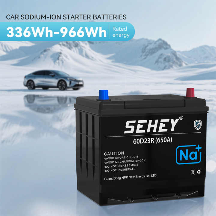 Rechargeable 12V 840Wh 1008Wh High-Performance Automotive Sodium Ion Battery for Car Starting SEHEY